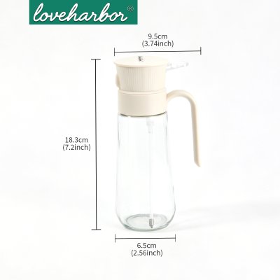 LoveHarbor LH0048 ขวดฉีดน้ำมันสเปรย์แก้ว Premium 280ml