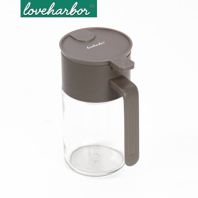 ยกลังสุดคุ้ม 12 ชิ้น/ลัง LoveHarbor LH0051 | ขวดใส่น้ำมันแก้วพรีเมียม สไตล์มินิมอล (500 ml.)