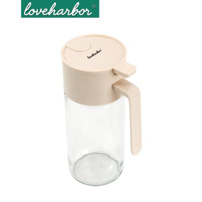 ยกลังสุดคุ้ม 12 ขวด/ลัง LoveHarbor LH0055 600Ml Glass Oil Pot