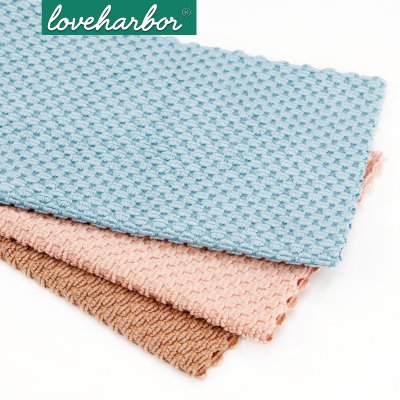 LoveHarbor LH0161 ผ้าเช็ดจานเส้นใยไมโครไฟเบอร์แบบซึมซับพิเศษ