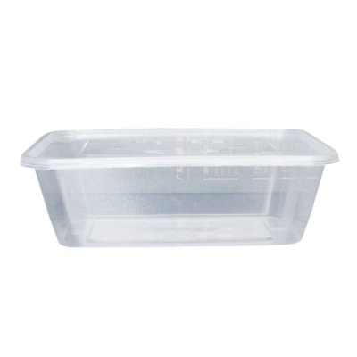 BOX GURU กล่องอาหารPP พร้อมฝา 750 ml. สีใส (25ชิ้น/แพค)