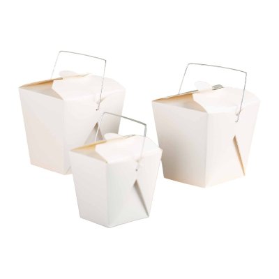 BeeBox (ND-16W) ถ้วยบะหมี่หูหิ้ว 16 oz. ขาว (25ชิ้น/แพ็ค)