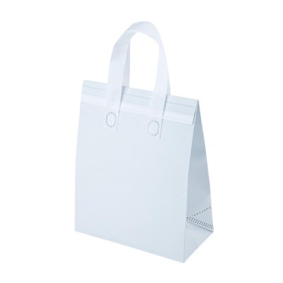 BJN (0207015) ถุงผ้าเก็บอุณหภูมิ แก้วคู่ 21x11x27 cm. ขาว (20ชิ้น/แพค)
