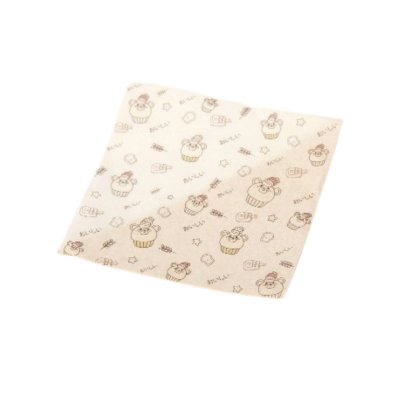 BeeBox (P-L-00W) กระดาษรองกลาง 6x6 นิ้ว ลายหมีขาว (100ใบ/แพค)