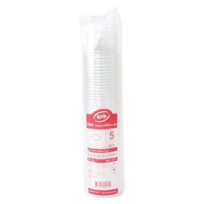 EPP ถ้วย 5 oz. เคเรซิน (U75-150)(50ชิ้น/แถว)