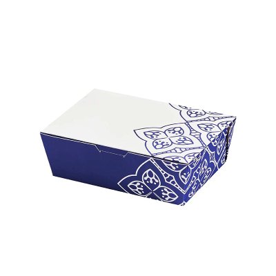 กล่องสแน็คบ๊อกซ์ 115x160x58 mm. ลายไทย (50ชิ้น/แพค)