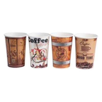 ยกลังสุดคุ้ม 20 แถว/ลัง SUPERPACK แก้วกระดาษ 16 oz. คละลาย (บรรจุ 50 ชิ้น/แพ็ค)