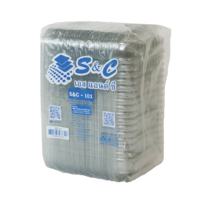 ถาดใส PET (100ชิ้น/ห่อ)