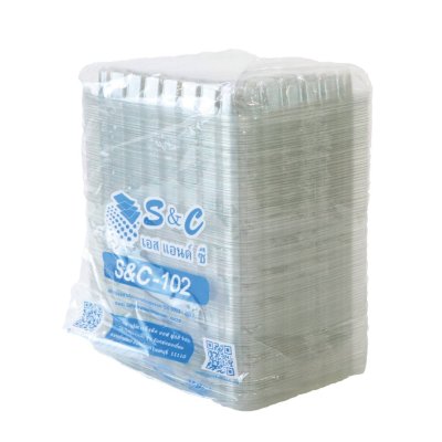 ถาดใส (ผักกลาง) (100ชิ้น)
