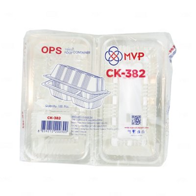 (CK-382) กล่องใส OPS 7x14x6cm.(100ชิ้น/แพ็ค)