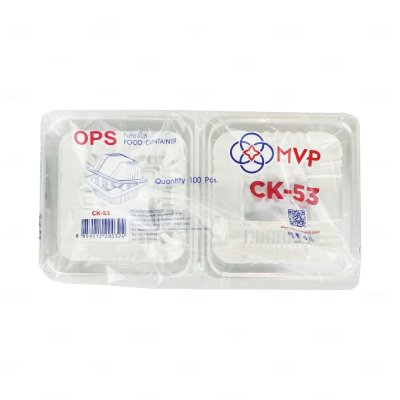(CK-53) กล่องใส OPS 9x10x6cm.(100ชิ้น/แพ็ค)