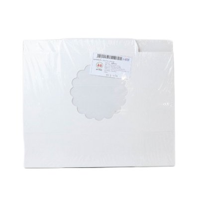 กล่องแม็ค เค้ก 1 ปอนด์ MP036 สีขาว เจาะหน้า (10ใบ/แพ็ค)