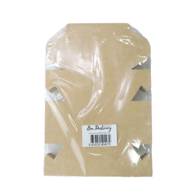BOX DAILIVERY กล่องสแน็คบ็อก คราฟท์ไอโวรี่ ขนาด 4x6x3 นิ้ว (100ใบ/แพ็ค)