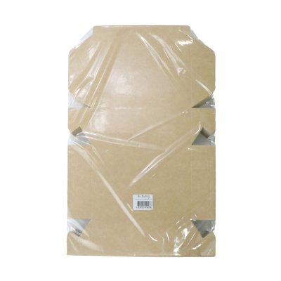BOX DELIVERY กล่องสแน็คบ็อกซ์ คราฟท์ไอโวรี่ (P100) (12 x 16 x 6 ซม.)