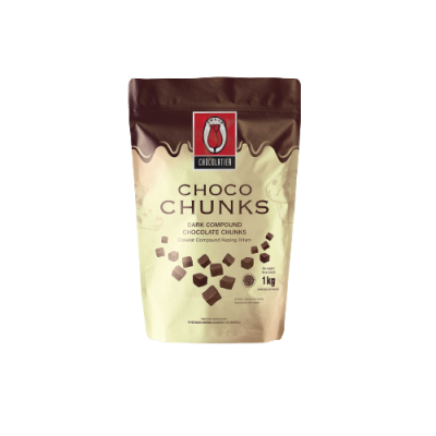 Tulip Chunks Dark Chocolate Compound 1 kg.