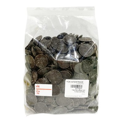 (สินค้าของเย็น) Tulip ดาร์ก คอมพาวด์ ช็อกโกแลต คอยน์ 500g. (เหรียญ)