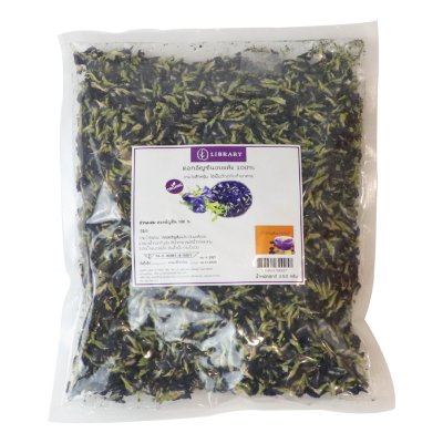 Library ดอกอัญชันอบแห้ง 250g.
