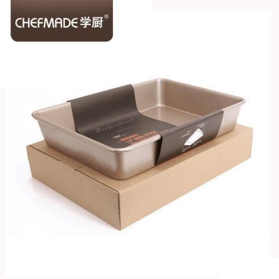 CHEFMADE WK9041 ถาดอบขนมปั๊มขึ้นรูป 13 นิ้ว (34.9x25x6.1 cm.)