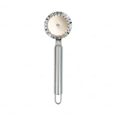 BAKEST ลูกกลิ้งตัดพาย ขอบหยัก ด้าม S/S 2” ยาว 190mm.