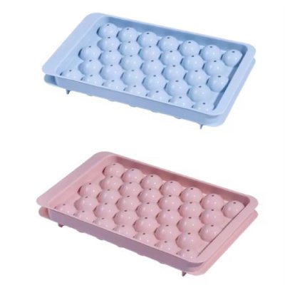 พิมพ์วุ้นกลม พลาสติก พิมพ์ลูกแก้ว 33ช่อง (25x15x2cm)
