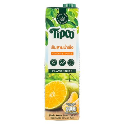ยกลังสุดคุ้ม 12 กล่อง/ลัง TIPCO น้ำส้มสายน้ำผึ้ง100% 1000 มล.