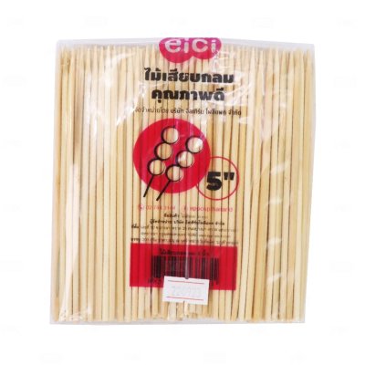 EICI ไม้เสียบกลม 5นิ้ว 3มม. (200กรัม/แพ็ค)