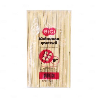 EICI ไม้เสียบกลม 9นิ้วx3มม. (200กรัม/แพ็ค)