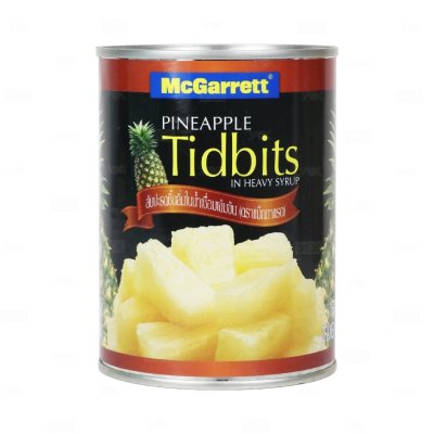 McGarrett สับปะรดชิ้นลิ่มในน้ำเชื่อม 565 g
