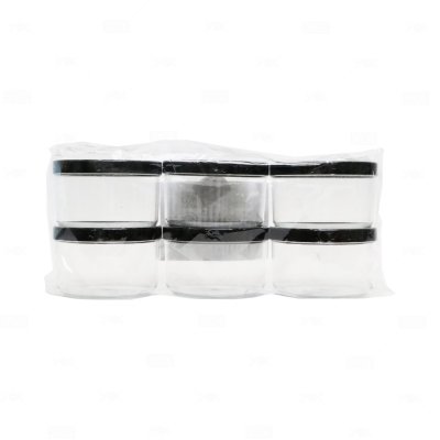 KTP กระปุก PS พร้อมฝากด 350 ml. สีดำ (6ใบ/แพค)