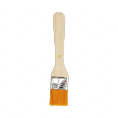 แปรงทาเนย #4 Nylon Brush ด้ามไม้ (27mm.)