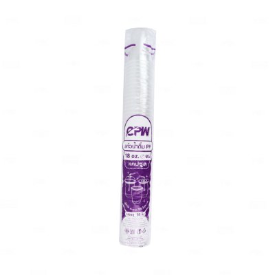 CPW แก้วแคปซูล PP ปาก 95 mm. 18 oz. สีใส (50ใบ/แพค)