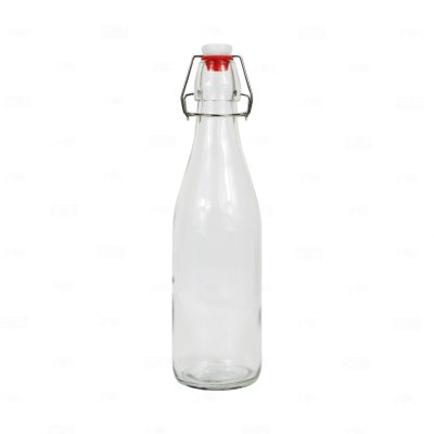 ขวดน้ำดื่มทรงกลม500ml.(จุกแดงPT)(สูง28cm ก.7cm)