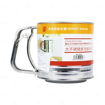 BAKEST ร่อนแป้ง S/S มือบีบ (6CUP)