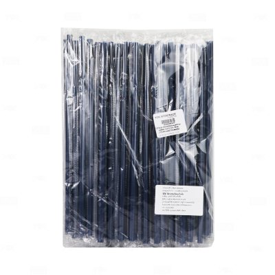หลอดหักงอ ห่อฟิล์ม 6x210 mm. สีกรม (100เส้น/แพค)