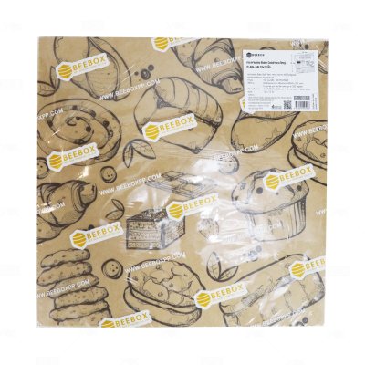 BeeBox (P-BG-NB) กระดาษรองใหญ่ 12x12 นิ้ว ลาย Bake Gold New (100ใบ/แพค)