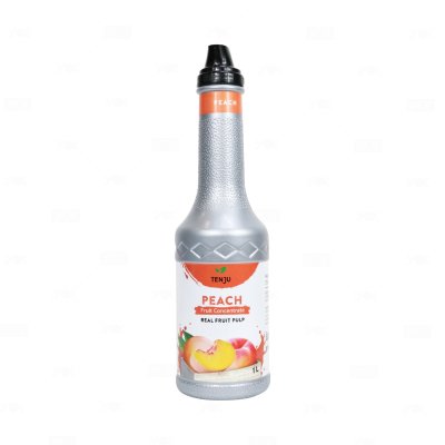 น้ำเชื่อมเข้มข้นพีช พีชไซรัป คอนเซนเทรต 1 Litre ตราเทนจู