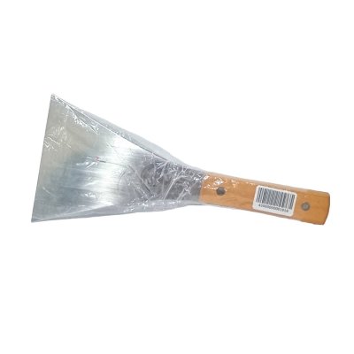 เกรียงแซะขนม  S/S ด้ามไม้  (4นิ้ว)  Blade Legth 130 x 97 mm.