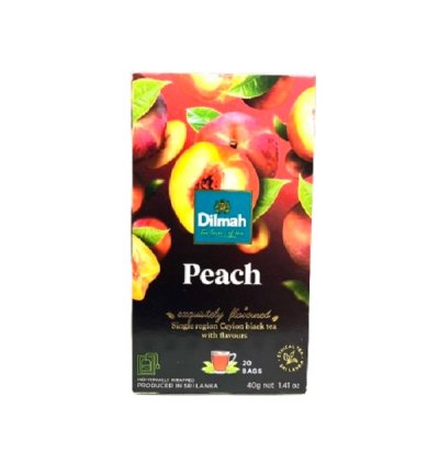 Dilmah ชาชงพร้อมดื่ม 40g. Peach Black Tea 20ซอง
