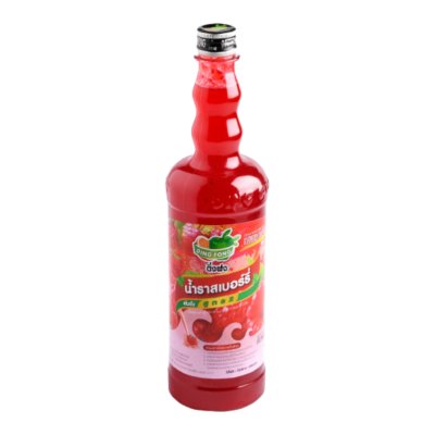 Ding Fong น้ำหวาน 760ml. รสราสเบอร์รี่