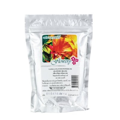 ยกลังสุดคุ้ม 40ถุง/ลัง Flowery กลิ่นวนิลา ชนิดผง 500g.