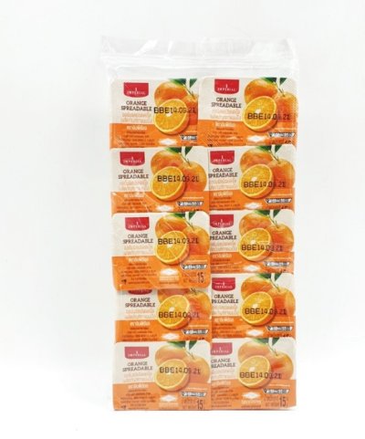 Imperial แยมสเปรดเดเบิ้ล 15g. ส้ม (8ถ้วย/แพค)