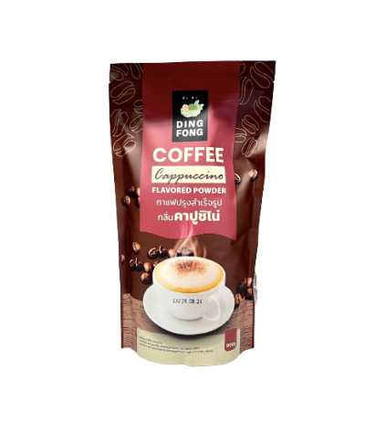 ยกลังสุดคุ้ม 12ถุง/ลัง Ding Fong ผงชามุก 900g. กาแฟคาปูชิโน่