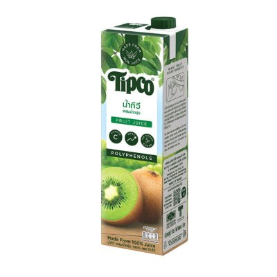 ยกลังสุดคุ้ม 12 กล่อง/ลัง TIPCO น้ำกีวีผสมองุ่น100% 1000 มล.