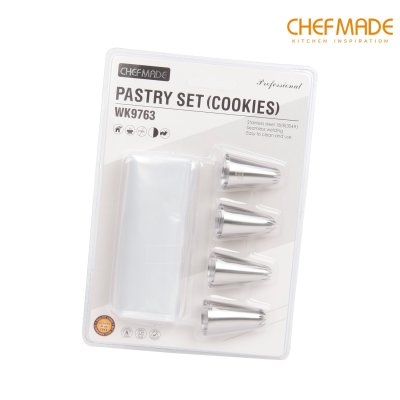 CHEFMADE WK9763  หัวบีบ+ถุงบีบ pastry set (cookies)