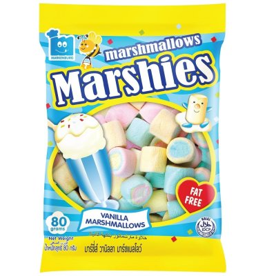 Marshies มาร์ชเมลโลว์ 80g. รสวนิลลา