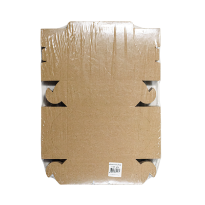 SCP กล่องบรรจุภัณฑ์อาหารว่าง คราฟท์น้ำตาล (ขนาดใหญ่ 5x6.5x2.5 นิ้ว) (แพ็ค 100 ชิ่น)