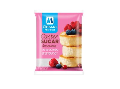 ยกลังสุดคุ้ม 24 ถุง/ลัง Mitr phol น้ำตาลทรายขาวเบเกอรี Caster Sugar 1kg.