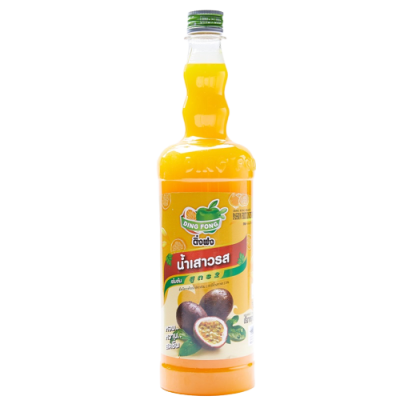 ยกลังสุดคุ้ม 12 ขวด/ลัง Ding Fong น้ำหวาน 760ml. รสเสาวรส