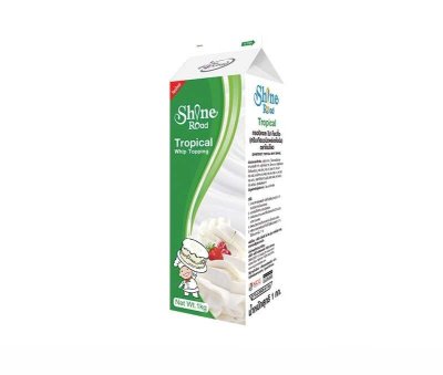 (สินค้าแช่เย็น) Shine-Road Tropical Whip Topping 1kg. วิปปิ้งครีม