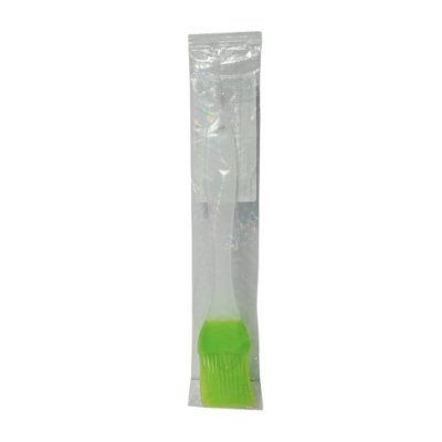 YQ GJS-01 แปรงซิลิโคน ด้ามใส (16.6 x 3 cm.)
